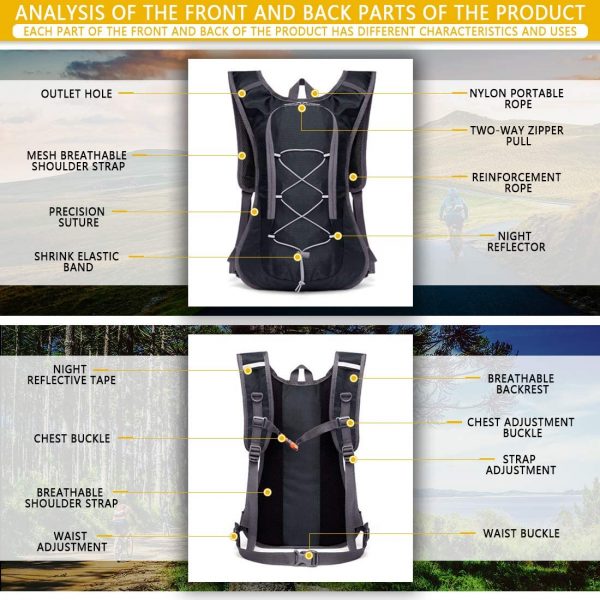 Aiface 8L Mochila de Ciclismo Ligero - Imagen 5