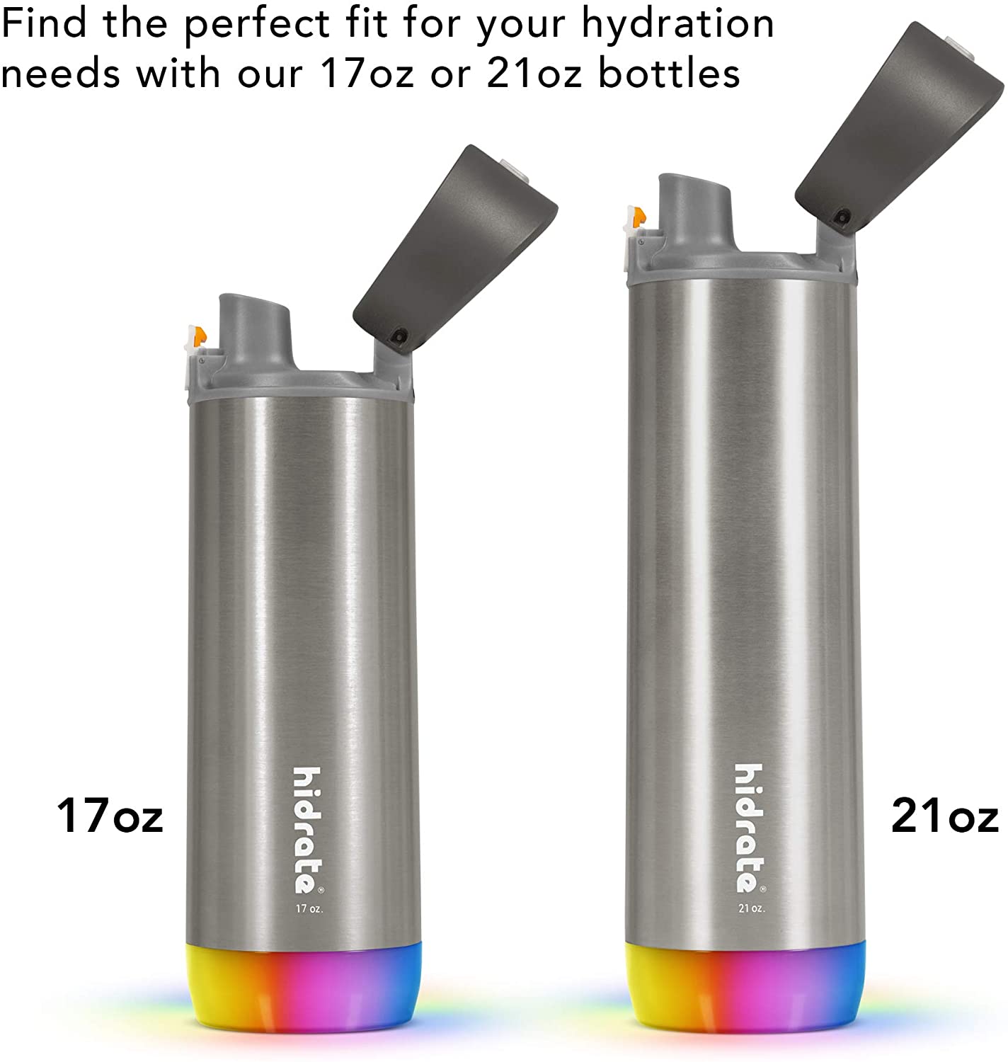 Hidrate Spark Steel Smart Water Bottle - Imagen 4