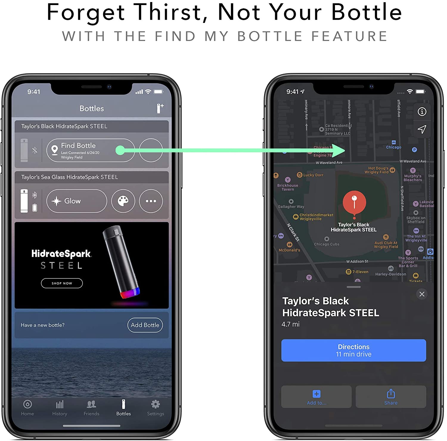 Hidrate Spark Steel Smart Water Bottle - Imagen 5